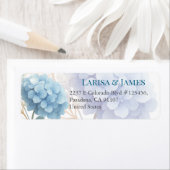 Romantic Pearl Hydrangea Blue Waterercolor Wedding (Insitu)