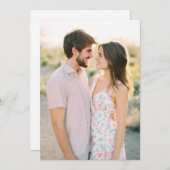 Romantic Photo Einladung (Vorne/Hinten)