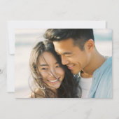 Romantic Photo Einladung (Vorderseite)