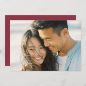 Romantic Photo Einladung (Vorne/Hinten)