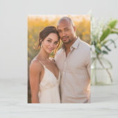 Romantic Photo Einladung (Stehend Vorderseite)