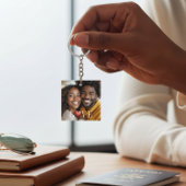 Romantic Photo LOVE Heart White Accessory Schlüsselanhänger