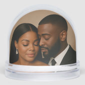 Romantic Photo Snow Globe Schneekugeln (Vorderseite)
