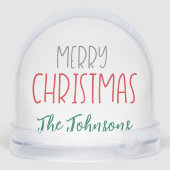 Romantic Photo Snow Globe Schneekugeln (Rückseite)