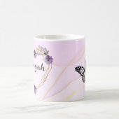 Romantic pink abstract  kaffeetasse (Mittel)