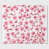 Romantic pink Cherry blosson Geschenkpapier (Flach)