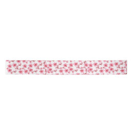 Romantic pink Cherry blosson Satinband
