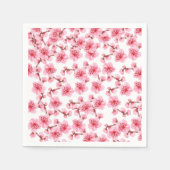 Romantic pink Cherry blosson Serviette (Vorderseite)