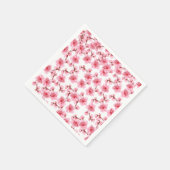 Romantic pink Cherry blosson Serviette (Ecke)