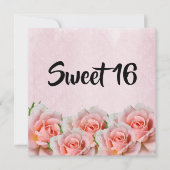 Romantic Pink chic floral foliage elegance  (Vorderseite)
