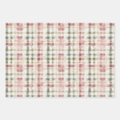 Romantic Pink Cream Floral Geschenkpapier Set (Vorderseite)