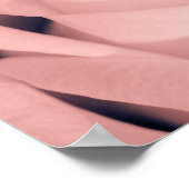 Romantic Pink Rose Flower Archival Art Poster (Ecke)