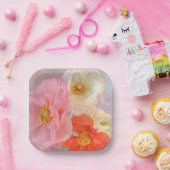 Romantic Poppies Pappteller (Party)