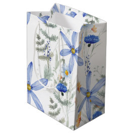 Romantic purple botanical wallpaper mittlere geschenktüte