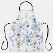 Romantic purple botanical wallpaper schürze (Vorderseite)