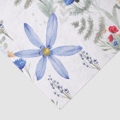 Romantic purple botanical wallpaper seidenpapier (Detail)