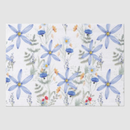 Romantic purple botanical wallpaper seidenpapier