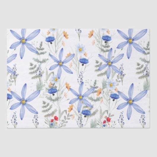 Romantic purple botanical wallpaper seidenpapier (Vorderseite)