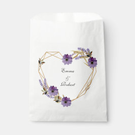  Romantic purple flower bouquet abstract backgrou Geschenktütchen