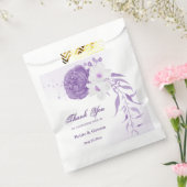 Romantic purple flowers wedding geschenktütchen (Versiegelt)