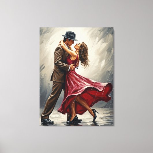 Romantic Rain Dance  Leinwanddruck (Vorderseite)