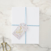 Romantic Rainbow Confetti Vielen Dank Geschenkanhänger (Mit Garn)