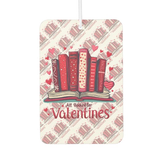 Romantic Reading Vibes Cozy Valentine Gift Autolufterfrischer (Vorderseite)