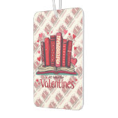 Romantic Reading Vibes Cozy Valentine Gift Autolufterfrischer (Links)