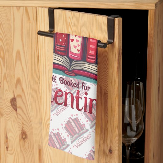 Romantic Reading Vibes Cozy Valentine Gift Geschirrtuch (Drittel gefaltet)