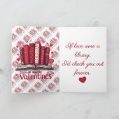 Romantic Reading Vibes Cozy Valentine Gift Karte (Innenseite)