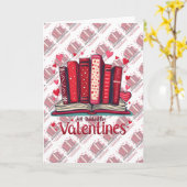 Romantic Reading Vibes Cozy Valentine Gift Karte (Gelbe Blume)