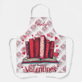 Romantic Reading Vibes Cozy Valentine Gift Schürze (Vorderseite)