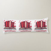 Romantic Reading Vibes Cozy Valentine Gift Seitenschläferkissen (Rückseite)