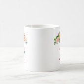 Romantic Red and Orange Roses Wedding Kaffeetasse (Mittel)