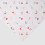 Romantic Red Blush Pink Roses Love Seidenpapier (Ausschnitt)