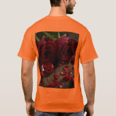 Romantic Red Rose Always Yours Valentine Couple  T-Shirt (Rückseite)