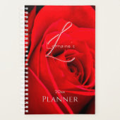 Romantic Red Rose Planer (Vorderseite)