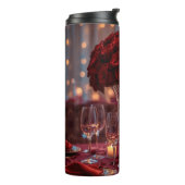 Romantic Red Rose Valentine Insulated Thermosbecher (Nach links gedreht)