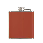 Romantic Red Rust Mr & Mrs Wedding Flask Flachmann (Rückseite)