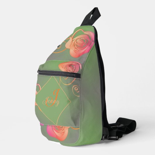 Romantic Rose Crossbody Bag (Rechte Ecke)