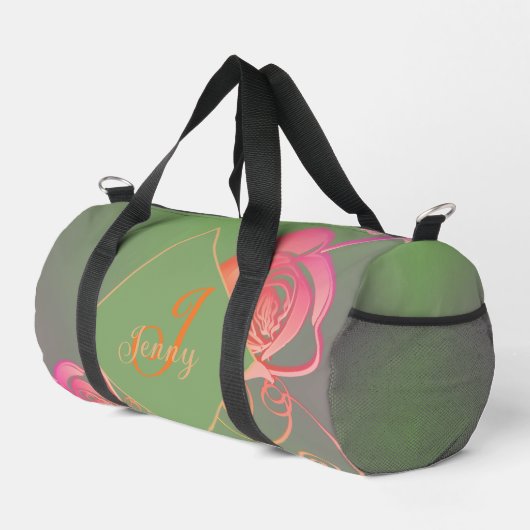 Romantic Rose   Duffle Bag (Rechte Ecke)