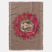 Romantic Rose Photo Frame For Lover Decke (Vorderseite Vertikal)