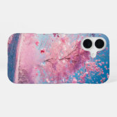 Romantic Sakura - Heart Blossom Phone Case iPhone 16 Hülle (Rückseite (Horizontal))