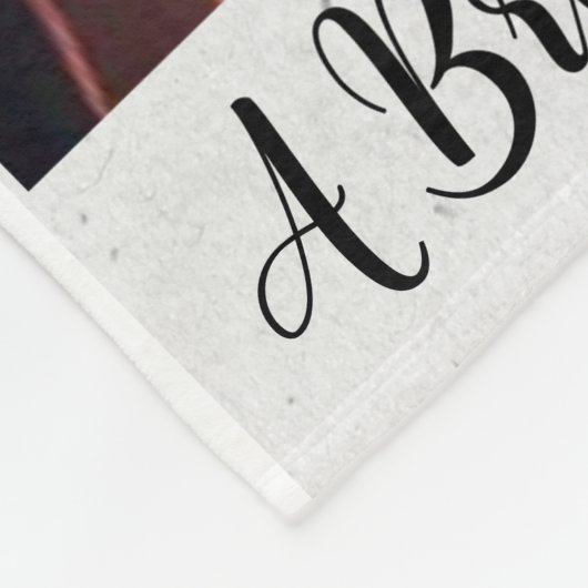 Romantic Save The Date Wedding Collage Fleecedecke (Ecke)