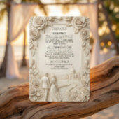 Romantic Scenic Chapel Couple Begleitkarte