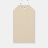 Romantic Script Classic Wedding Favor Tag Geschenkanhänger (Rückseite)