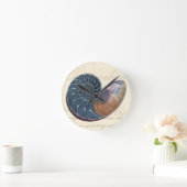 Romantic Seashell Runde Wanduhr (Zuhause)