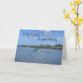 "ROMANTIC" & "SEHR LIEBE" HUSBLANS BIRTHTAG KARTE (Gelbe Blume)