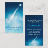 Romantic Shooting business star card Visitenkarte (Vorne/Hinten)