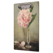 Romantic soft pink peony in vase klemmbrett (Links)